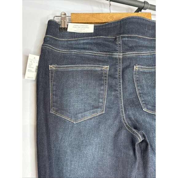 Maurices Women’s S Blue Pull On Elastic Waist Denim Pull On Stretch Jeggings NWT - Picture 4 of 11